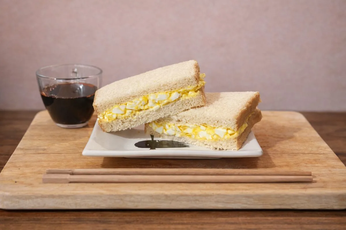 Tamago sando (Japanese egg sandwich)