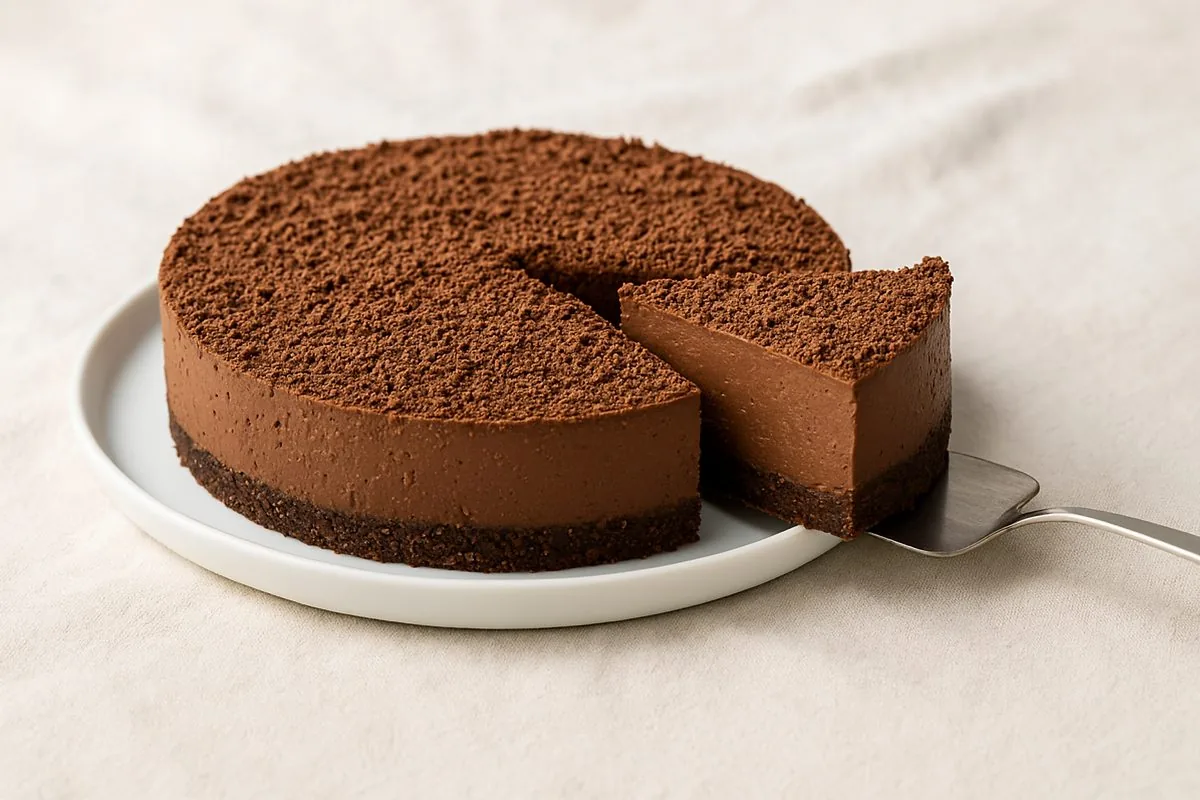 No-bake chocolate cake
